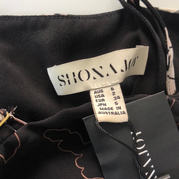 SHONA JOY Ruched Slip Dress In Shadows Black - Picture 5 of 16